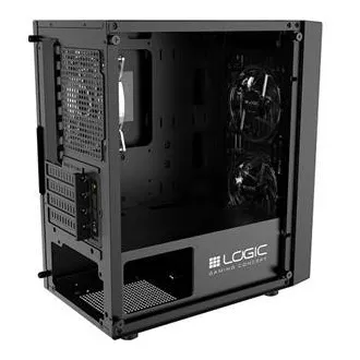 LOGIC Carcasă pentru PC Atos ARGB MINI 1x USB 3.0, 2x USB 2.0   audio, negru, fără sursă de alimentare