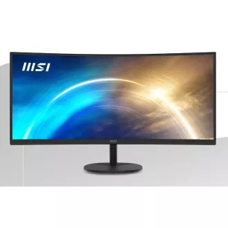 Monitor MSI PRO MP341CQ, 34" curbat /3440x1440 (UWQHD)/VA LED/1ms/3000:1/300cd/m2/100Hz /2 x HDMI/DP/negru Monitor MSI PRO MP341CQ, 34" curbat /3440x1440 (UWQHD)/VA LED/1ms/3000:1/300cd/m2/100Hz /2 x HDMI/DP/negru