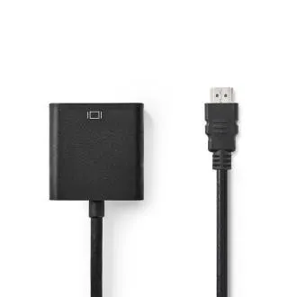 Nedis CCGL59000BK20 - Cablu VGA | VGA Masculă | VGA Masculă | Rezoluție maximă: 1280x768 | 2,00 m | Negru
