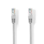 Nedis CCGL85230GY50 - Cablu de rețea CAT6 | Mufă RJ45 | Mufă RJ45 | U/UTP | 5,00 m | Rotund | PVC | Gri | Etichetă