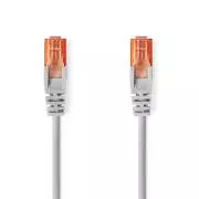 Nedis CCGL85230GY150 - Cablu de rețea CAT6 U/UTP | RJ45 Masculă - RJ45 Masculă | 15.00 m | Rotund | PVC | Gri