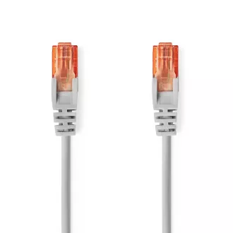 Nedis CCGL85230GY150 - Cablu de rețea CAT6 U/UTP | RJ45 Masculă - RJ45 Masculă | 15.00 m | Rotund | PVC | Gri