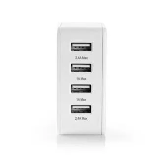 Încărcător de perete Nedis WCGPD45W100WT | 45 W | GaN | PD3.0 | Funcție de încărcare rapidă | 2 ieșiri | 2x USB-C | Alb Încărcător de perete Nedis WCGPD45W100WT | 45 W | GaN | PD3.0 | Funcție de încărcare rapidă | 2 ieșiri | 2x USB-C | Alb
