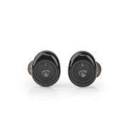 Căști wireless Nedis HPBT2450BK | ANC | Bluetooth | Până la 30 de ore | Control tactil | Carcasă de încărcare | microfon