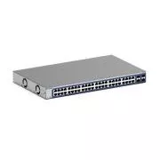 Netgear 48xGbE, Switch inteligent, 2 porturi combinate Cupru/SFP, 2 porturi SFP dedicate - GS748T