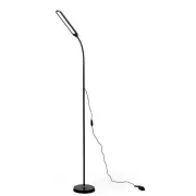 Lampă de podea PLATINET SIGNUS 10W 84 LED 500 lumeni, neagră, înălțime 150cm