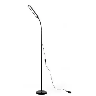 Lampă de podea PLATINET SIGNUS 10W 84 LED 500 lumeni, neagră, înălțime 150cm