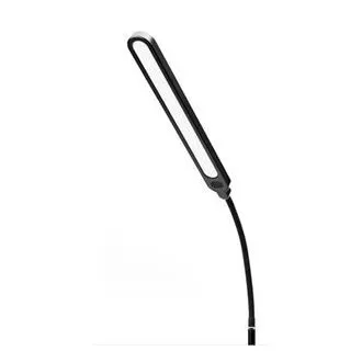 Lampă de podea PLATINET SIGNUS 10W 84 LED 500 lumeni, neagră, înălțime 150cm