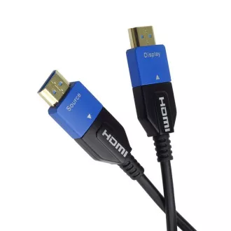 PremiumCord Ultra High Speed HDMI 2.1 cablu optic 8K@60Hz 4K@120Hz 15m placat cu aur