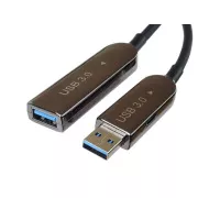 PremiumCord USB3.0 + 2.0 prelungire cablu optic AOC A/Tacul - A/Mamă 7m