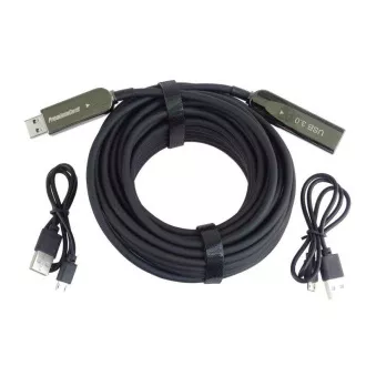PremiumCord USB3.0 + 2.0 prelungire cablu optic AOC A/Tacul - A/Mamă 7m