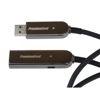 PremiumCord USB3.0 + 2.0 prelungire cablu optic AOC A/Tacul - A/Mamă 7m