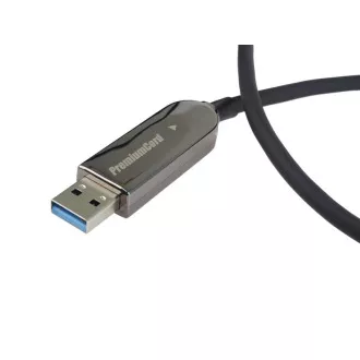 PremiumCord USB3.0 + 2.0 prelungire cablu optic AOC A/Tacul - A/Mamă 7m