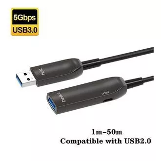 PremiumCord USB3.0 + 2.0 prelungire cablu optic AOC A/Tacul - A/Mamă 7m
