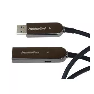 PremiumCord USB3.0 + 2.0 prelungire cablu optic AOC A/Tacul - A/Mamă 7m