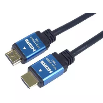 Cablu PremiumCord Ultra HDTV 4K@60Hz HDMI 2.0b metal+conectori aurii 0,5m