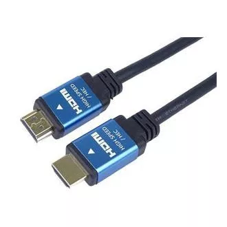Cablu PremiumCord Ultra HDTV 4K@60Hz HDMI 2.0b metal+conectori aurii 0,5m