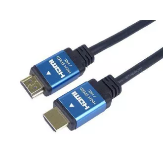 Cablu PremiumCord Ultra HDTV 4K@60Hz HDMI 2.0b metal+conectori placați cu aur 3m