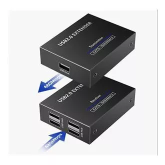 Extensor USB 2.0 PremiumCord cu 4 porturi peste Cat5/Cat5e/Cat6 până la 150 m Extensor USB 2.0 PremiumCord cu 4 porturi peste Cat5/Cat5e/Cat6 până la 150 m
