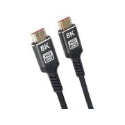 Cablu PremiumCord ULTRA HDMI 2.1 de mare viteză + Ethernet 8K@60Hz, placat cu aur, 0,5m