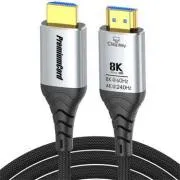 Cablu de fibră optică PremiumCord Ultra High Speed HDMI 2.1 8K@60Hz, placat cu aur, 5m