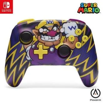 Controler wireless îmbunătățit PowerA pentru Nintendo - Super Mario Wario Controler wireless îmbunătățit PowerA pentru Nintendo - Super Mario Wario