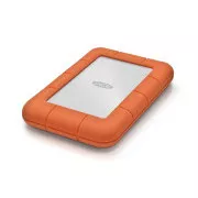 Unitate de stocare LACIE RUGGED Secure 2TB 2.5 inch USB-C USB3.1, rezistentă la căderi, lovire și ploaie, pentru utilizare pe orice teren, portocaliu