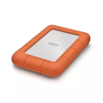 Unitate de stocare LACIE RUGGED Secure 2TB 2.5 inch USB-C USB3.1, rezistentă la căderi, lovire și ploaie, pentru utilizare pe orice teren, portocaliu