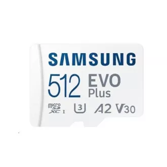 Adaptor Samsung EVO Plus/micro SDXC/512GB/160MBps/UHS-I U3/Clasa 10/+