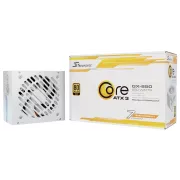 Sursă de alimentare SEASONIC 850W Core GX-850, ATX 3.1, 80+ Gold, alb