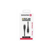 SWISSTEN CABLU DE DATE KEVLAR USB-C / USB-C 1,5 M ANTRACIT