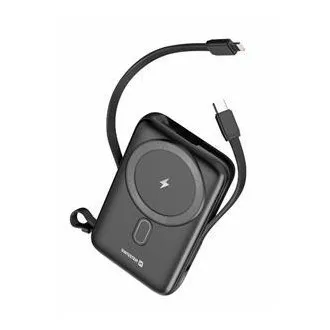 Acumulator extern SWISSTEN 10000 mAh PD 20W cu cabluri USB-C și LIGHTNING integrate (compatibil cu MagSafe) Acumulator extern SWISSTEN 10000 mAh PD 20W cu cabluri USB-C și LIGHTNING integrate (compatibil cu MagSafe)