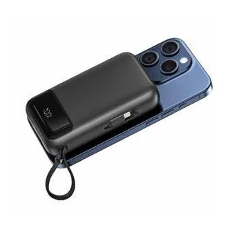 Acumulator extern SWISSTEN 20000 mAh PD 20W cu cabluri USB-C și LIGHTNING integrate (compatibil cu MagSafe) Acumulator extern SWISSTEN 20000 mAh PD 20W cu cabluri USB-C și LIGHTNING integrate (compatibil cu MagSafe)