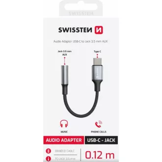 ADAPTATOR AUDIO ELVETIAN TEXTIL USB-C (mascul) / 3.5mm AUX 0.15 M NEGRU (inlocuieste 73501301) ADAPTATOR AUDIO ELVETIAN TEXTIL USB-C (mascul) / 3.5mm AUX 0.15 M NEGRU (inlocuieste 73501301)