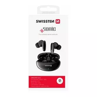 CĂȚI ELVEȚIENE BLUETOOTH TWS SONIC BLACK CĂȚI ELVEȚIENE BLUETOOTH TWS SONIC BLACK