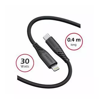 CABLU DE DATE ELVETIAN SILICON MOI USB-C / LIGHTNING 0,4 M NEGRU CABLU DE DATE ELVETIAN SILICON MOI USB-C / LIGHTNING 0,4 M NEGRU