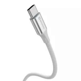 SWISSTEN CABLU DE DATE TEXTILE II USB / USB-C 1,5 M ALB