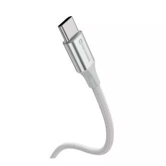 SWISSTEN CABLU DE DATE TEXTILE II USB / USB-C 1,5 M ALB