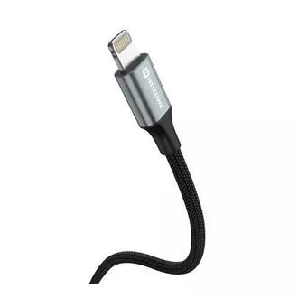 SWISSTEN CABLU DE DATE TEXTILE II USB-C / LIGHTNING 1,5 M NEGRU SWISSTEN CABLU DE DATE TEXTILE II USB-C / LIGHTNING 1,5 M NEGRU