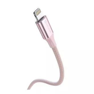 SWISSTEN CABLU DE DATE TEXTILE II USB-C / LIGHTNING 1,5 M ROZ