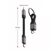 CABLU CHEIE MAGNETIC SWISSTEN USB-C / LIGHTNING 9,7 CM
