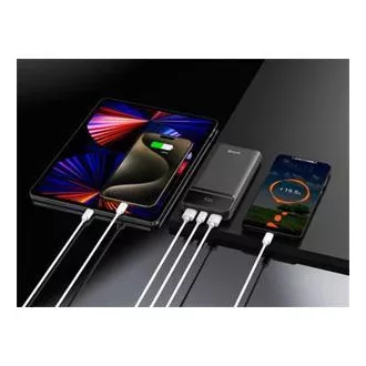 Acumulator extern SWISSTEN 10000 mAh POWER LINE II NEGRU