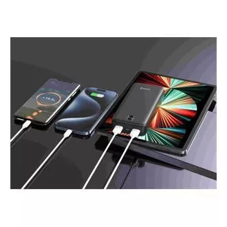 Acumulator extern SWISSTEN 20000 mAh WORX PRO NEGRU Acumulator extern SWISSTEN 20000 mAh WORX PRO NEGRU