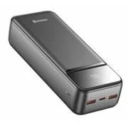 Acumulator extern SWISSTEN 30000 mAh POWER LINE II NEGRU