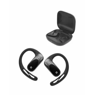 Căști SWISSTEN Bluetooth Running, cu fir, negre, cu urechi deschise