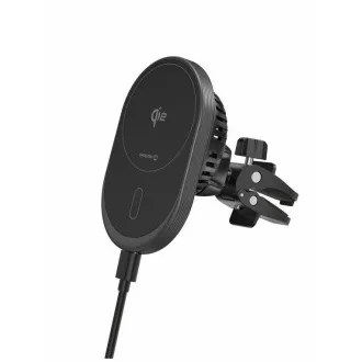 SUPORT MAGNETIC PENTRU GRILA DE AER AUTO SWISSTEN MagRide CU ÎNCĂRCARE WIRELESS Qi2 15W (compatibil cu MagSafe)