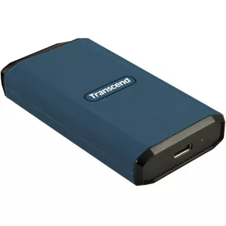 Transcend ESD410C 1TB, USB 20Gbps tip C, SSD extern durabil (3D NAND flash), 2000MB/R, 2000MB/W, albastru