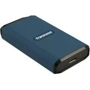 Transcend ESD410C 2TB, USB 20Gbps tip C, SSD extern durabil (3D NAND flash), 2000MB/R, 2000MB/W, albastru