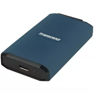 Transcend ESD410C 2TB, USB 20Gbps tip C, SSD extern durabil (3D NAND flash), 2000MB/R, 2000MB/W, albastru