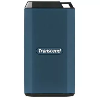 Transcend ESD410C 2TB, USB 20Gbps tip C, SSD extern durabil (3D NAND flash), 2000MB/R, 2000MB/W, albastru